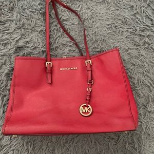 Michael Kors Leather Tote Bag